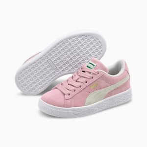 Suede Classic XXI Kids' Trainers, Pink Lady-Puma White