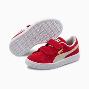 キッズ スウェード クラシック XXI V スニーカー 17-21cm, High Risk Red-Puma White, extralarge-JPN