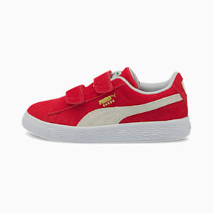 キッズ スウェード クラシック XXI V PS スニーカー 17-21cm, High Risk Red-Puma White