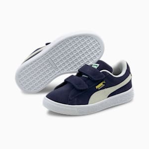Suede Classic XXI Kids' Trainers, Peacoat-Puma White, extralarge-GBR