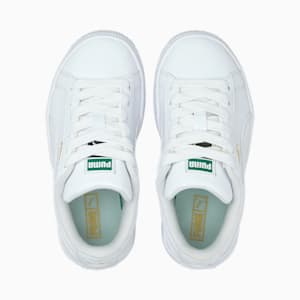 Basket Classic XXI Little Kids' Shoes, Puma White-Puma White, extralarge