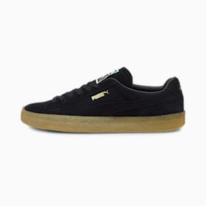 Suede Crepe Men's Sneakers, Puma Black-Puma Black, extralarge