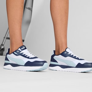 R78 Voyage Women's Sneakers, Silver Mist-Frosted Dew-Club Navy-PUMA White, extralarge