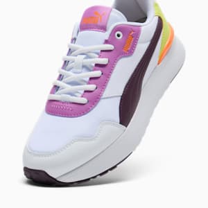 Tenis para mujer R78 Voyage, PUMA White-Midnight Plum-Lemon Sherbert, extralarge