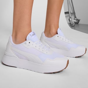 Tenis para mujer R78 Voyage, PUMA White-PUMA White-PUMA Silver, extralarge