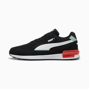 Graviton Men's Sneakers, PUMA Black-PUMA White-Modern Mint, extralarge