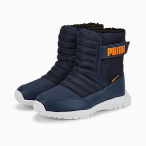 Bottes Nieve Winter Enfant, Peacoat-Vibrant Orange
