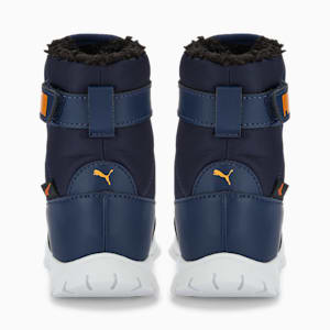 Nieve Winter Toddler Boots, Peacoat-Vibrant Orange