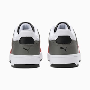 Rebound Joy Low Sneakers, Puma White-Urban Red-Puma White