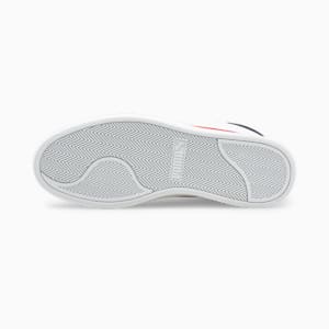 Shuffle Mid Sneakers, Puma White-High Risk Red-Peacoat-Puma Team Gold, extralarge-IND