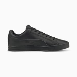 PUMA Smash Vulc V3 Unisex Sneakers, Puma Black-Puma Black
