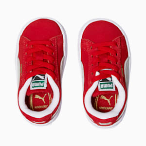 Zapatos Suede Classic XXI para bebés, High Risk Red-Puma White, extragrande