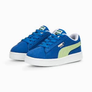 Zapatos Suede Classic XXI para bebés, Victoria Blue-Fast Yellow