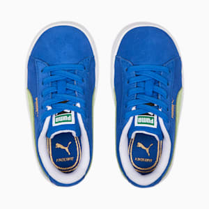 Zapatos Suede Classic XXI para bebés, Victoria Blue-Fast Yellow