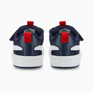 Tenis para bebés Multiflex Mesh, Peacoat-Puma White-High Risk Red, extralarge