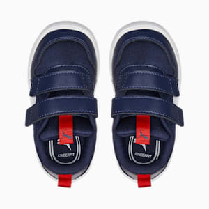 Tenis para bebés Multiflex Mesh, Peacoat-Puma White-High Risk Red, extralarge