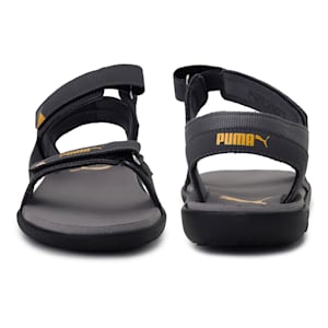 Pebble V3 Men's Sandals, Asphalt-QUIET SHADE-Spectra Yellow, extralarge-IND