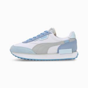 Future Rider Soft Women's Sneakers, PUMA White-Blissful Blue, extralarge-IND