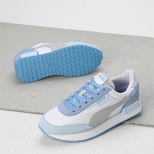 Future Rider Soft Women's Sneakers, PUMA White-Blissful Blue, extralarge-IND