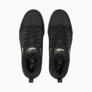 Skye Demi Teddy Women's Sneakers, Puma Black-Puma Black-Puma Team Gold