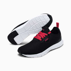 Camo Women's Sneakers, Puma Black-BRIGHT ROSE, extralarge-IND
