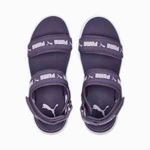 ウィメンズ スポーティ スライド サンダル, Purple Charcoal-Pearl Pink-PUMA White, extralarge-JPN