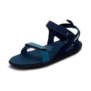 Zeal Men's Sandals, China Blue-Peacoat-Silver