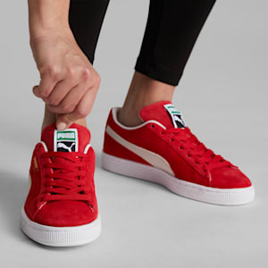 Suede Classic XXI Women's Sneakers, High Risk Red-Puma White, extralarge