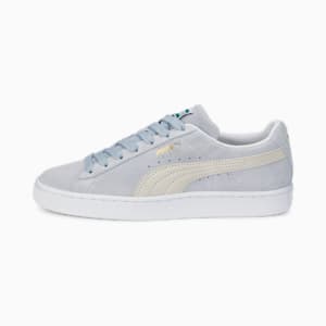 Tenis para mujer Suede Classic XXI, Platinum Gray-Pristine-Puma White