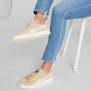 Suede Classic XXI Women's Sneakers, Granola-Warm White, extralarge