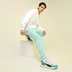 Wild Rider Rollin' Unisex Sneakers, Elektro Aqua-Puma White, extralarge-IND
