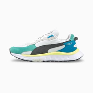 Wild Rider Rollin' Sneakers, Elektro Aqua-Puma White, extralarge-IND
