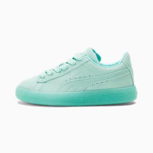 Suede Classic Mono Little Kids' Shoes, ARUBA BLUE, large