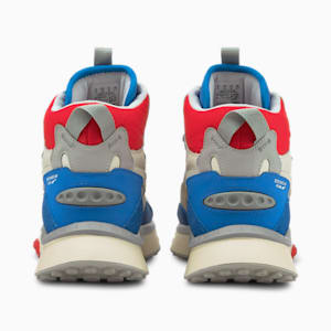 Zapatos deportivos caña media Wild Rider, Ivory Glow-Future Blue