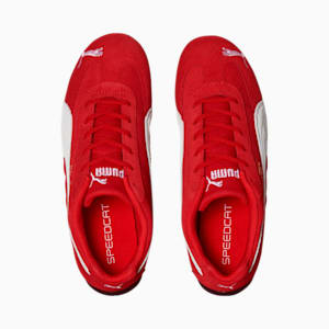 Zapatos de automovilismo Speedcat LS para mujer, High Risk Red-Puma White