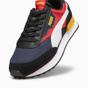 All red deals high top pumas