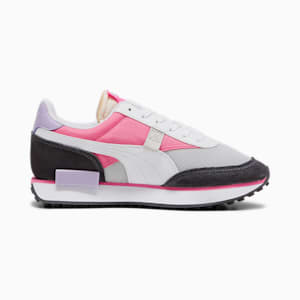 Future Rider Splash Youth Sneakers, Ash Gray-Strawberry Burst, extralarge-IND