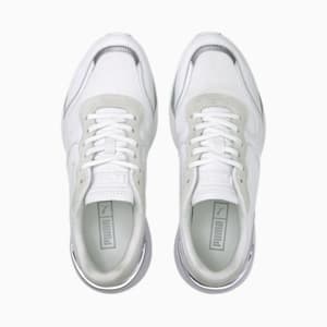 Mirage Clean Metallic Women's Shoes, Puma White-Gray Violet, extralarge-IND