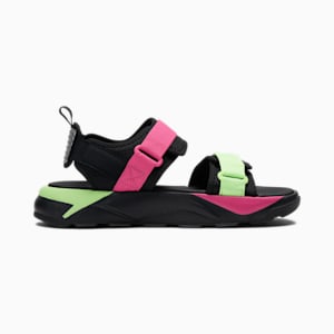 RS-Sandal GID Women's Sandals, Puma Black-SHOCKING PINK-Fizzy Lime