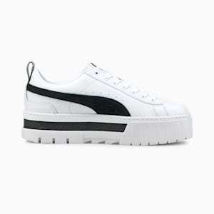 Tenis para mujer Mayze, Puma White-Puma Black, extralarge