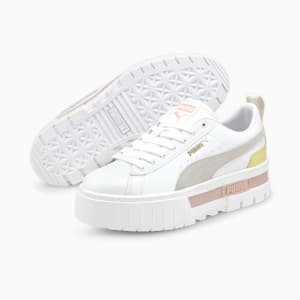 メイズ レザー ウィメンズ スニーカー, Puma White-Lotus