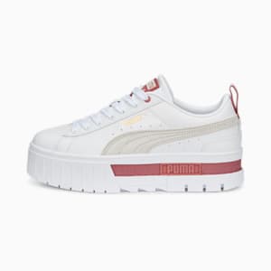 Mayze Sneakers Women, PUMA White-Vapor Gray-Heartfelt