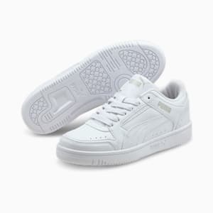 Tenis para jóvenes Rebound Joy Low, Puma White-Puma White-Gray Violet