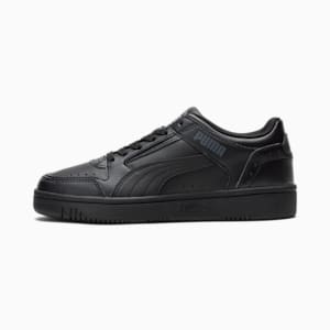Tenis para jóvenes Rebound Joy Low, Puma Black-Puma Black-Dark Shadow