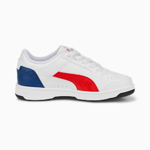 Rebound Joy Low Little Kids' Shoes, Puma White-Puma Red-Blazing Blue