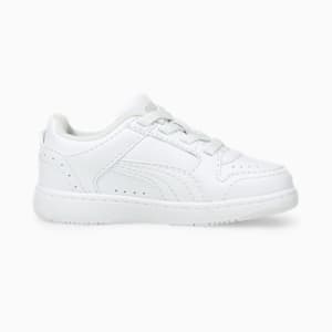 Tenis para bebé Rebound Joy Low AC, Puma White-Puma White-Gray Violet