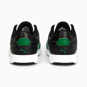 Zapatos Rebound Joy caña baja para bebé, PUMA White-Archive Green-PUMA Black