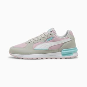 Tenis juveniles Graviton, Rose Mauve-PUMA White-Glacial Gray-Safe Lake, extralarge