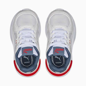 Graviton AC Babies' Trainers, Nimbus Cloud-Puma White-Evening Sky-High Risk Red