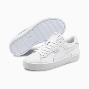 Tenis Adolescentes Jada, Puma White-Puma White-Puma Silver, extralarge